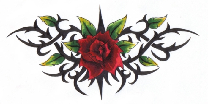 rose-with-thorns-drawing-52